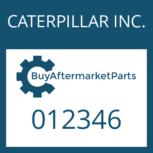 CATERPILLAR INC. 012346 - WASHER