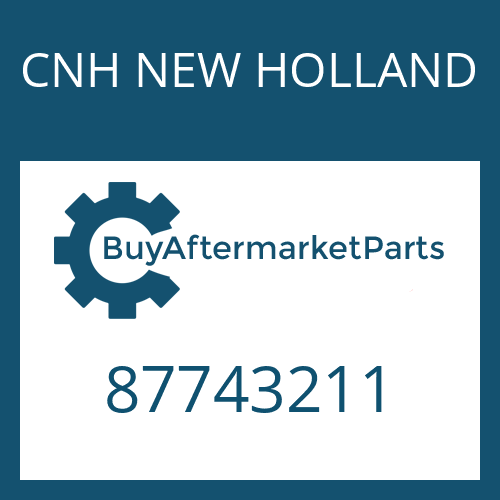 CNH NEW HOLLAND 87743211 - COVER