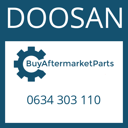 DOOSAN 0634 303 110 - O-RING