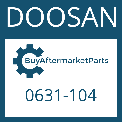 DOOSAN 0631-104 - WASHER