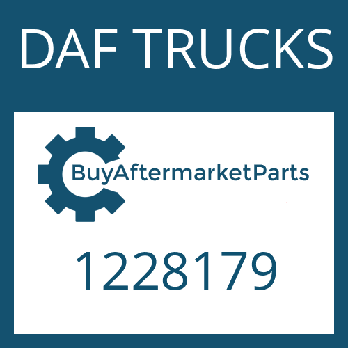 DAF TRUCKS 1228179 - GASKET