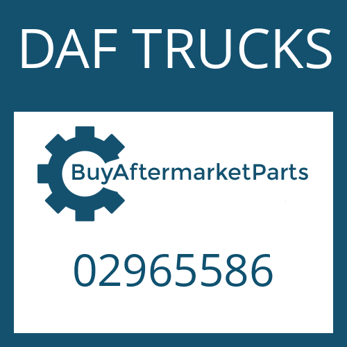 DAF TRUCKS 02965586 - SLIDING PAD