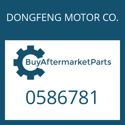 DONGFENG MOTOR CO. 0586781 - OUTPUT SHAFT