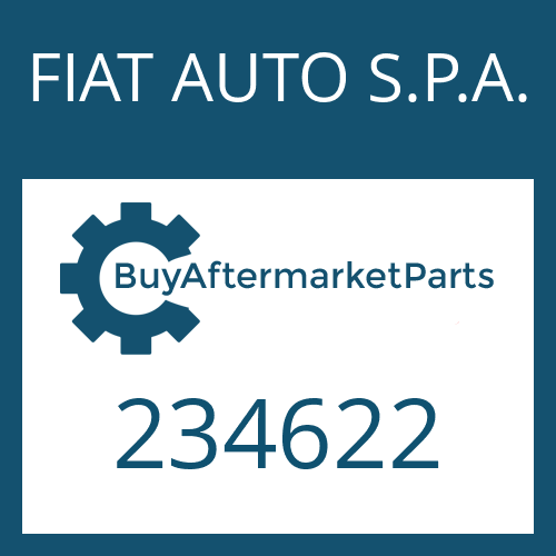 FIAT AUTO S.P.A. 234622 - BEARING PLATE