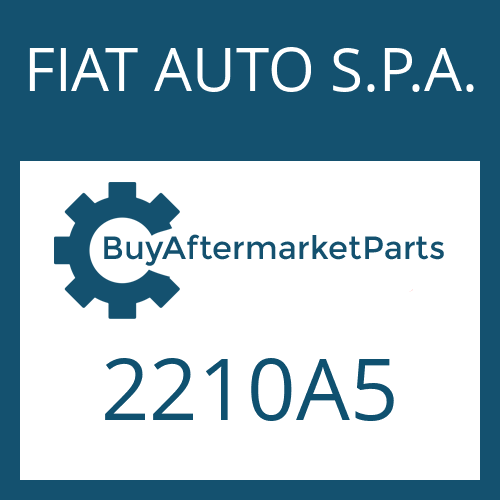 FIAT AUTO S.P.A. 2210A5 - HEXAGON SCREW