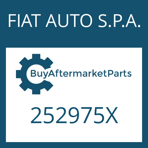 FIAT AUTO S.P.A. 252975X - PROTECTING CAP