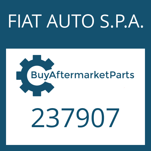 FIAT AUTO S.P.A. 237907 - SUN GEAR