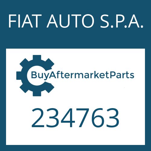 FIAT AUTO S.P.A. 234763 - AXIAL NEEDLE BEARING