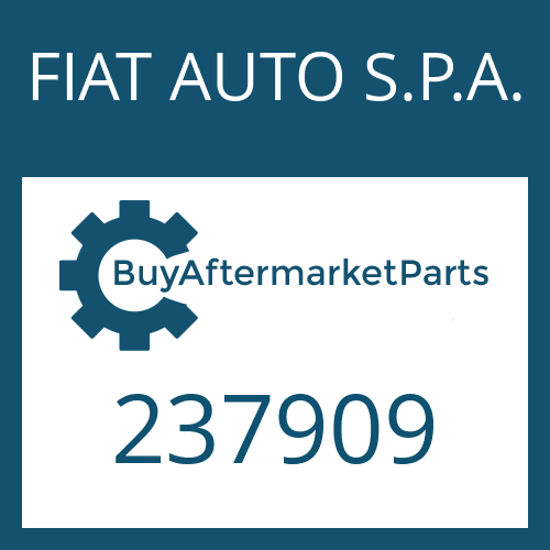 FIAT AUTO S.P.A. 237909 - SUN GEAR