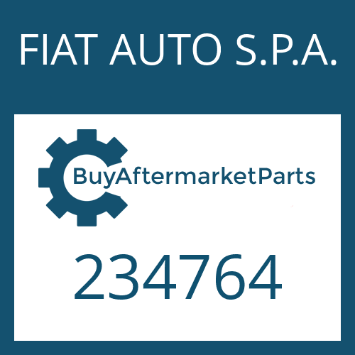 FIAT AUTO S.P.A. 234764 - AXIAL NEEDLE BEARING