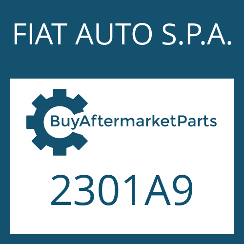 FIAT AUTO S.P.A. 2301A9 - CYLINDER