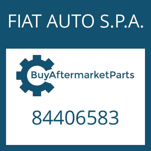 FIAT AUTO S.P.A. 84406583 - SUPPORT RING