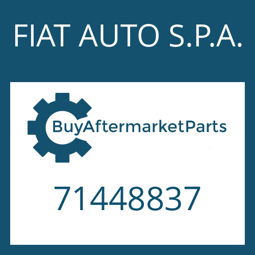 FIAT AUTO S.P.A. 71448837 - COMPR.SPRING