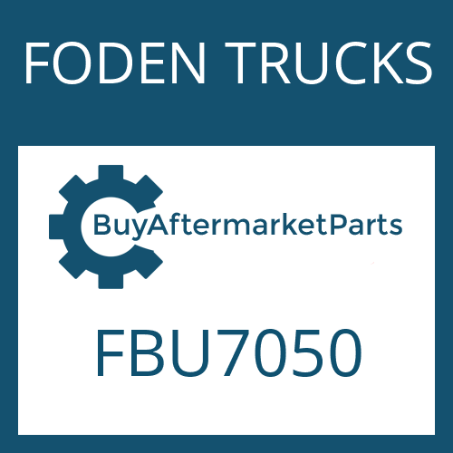 FODEN TRUCKS FBU7050 - SLIDING PAD