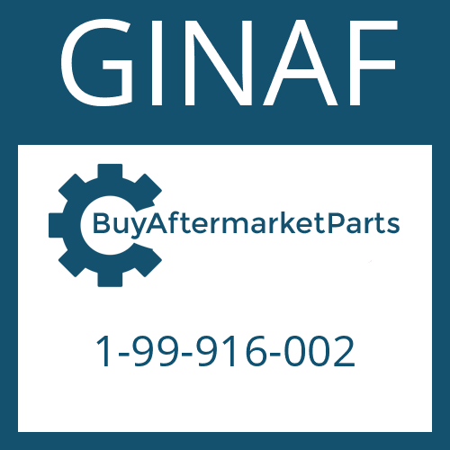 GINAF 1-99-916-002 - COVER for Heavy Equipment