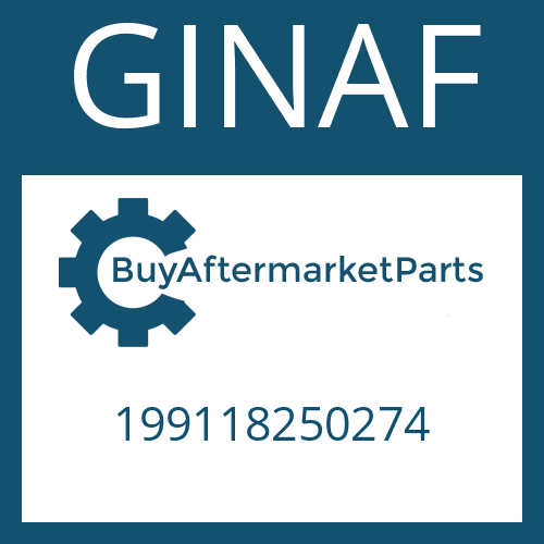 GINAF 199118250274 - BEARING COVER