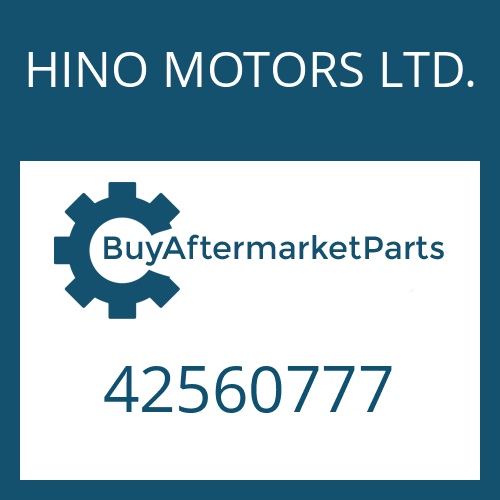 HINO MOTORS LTD. 42560777 - PISTON