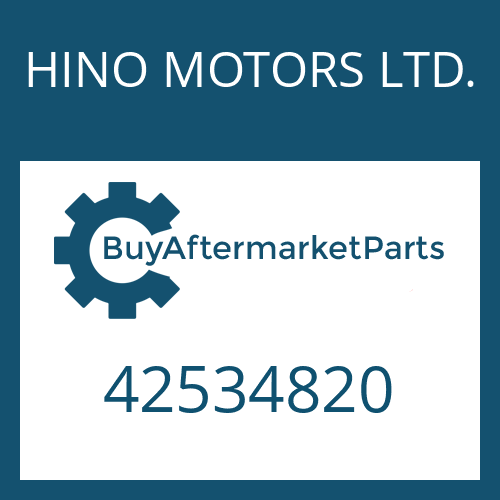 HINO MOTORS LTD. 42534820 - COMPR.SPRING