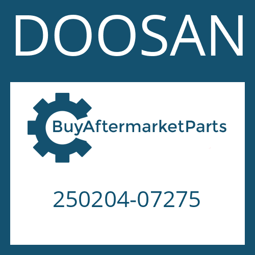 DOOSAN 250204-07275 - PLATE;COVER