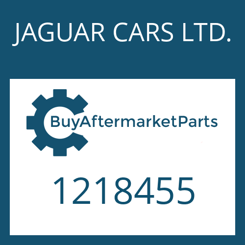 JAGUAR CARS LTD. 1218455 - LOCKING WASHER