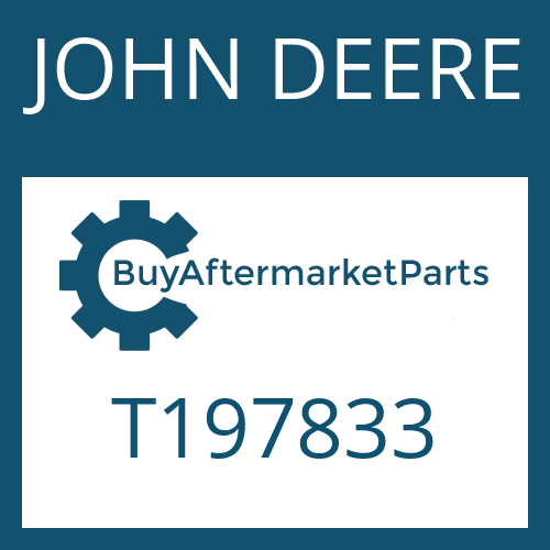 JOHN DEERE T197833 - RETAINING RING