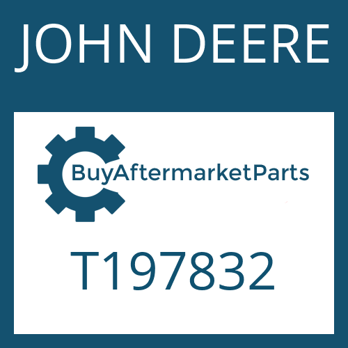 JOHN DEERE T197832 - RETAINING RING