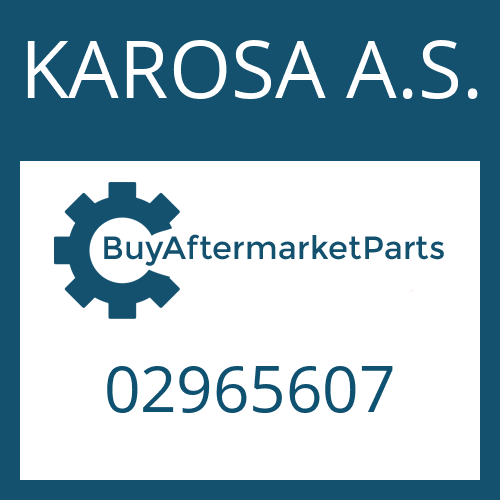 KAROSA A.S. 02965607 - BEARING BUSH