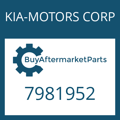 KIA-MOTORS CORP 7981952 - SEALING RING