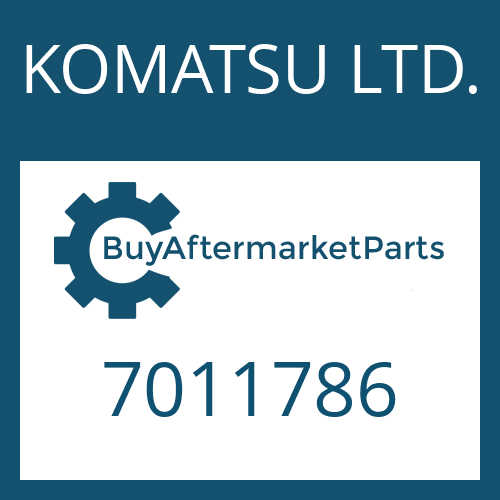 KOMATSU LTD. 7011786 - SLOT.PIN