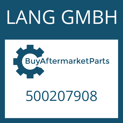 LANG GMBH 500207908 - SHAFT SEAL