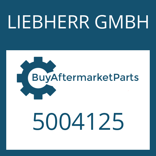 LIEBHERR GMBH 5004125 - COMPRESSION SPRING