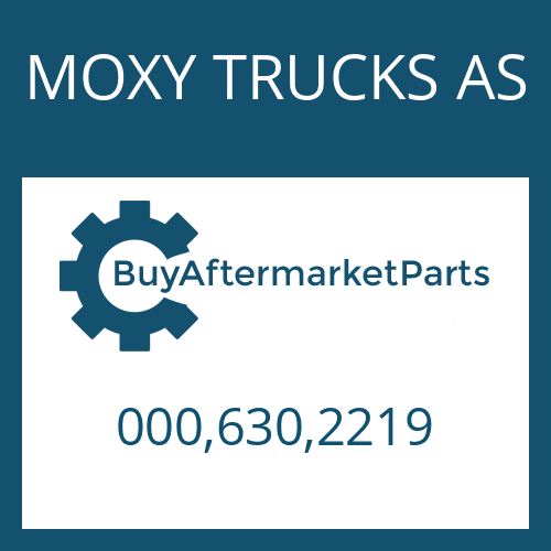 MOXY TRUCKS AS 000,630,2219 - O-RING