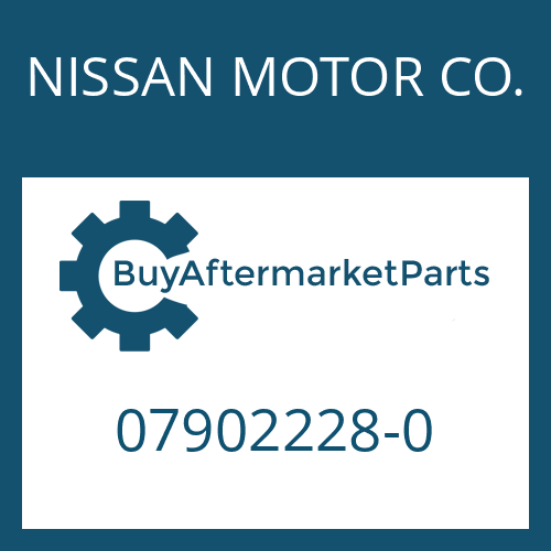 NISSAN MOTOR CO. 07902228-0 - BALL PIN