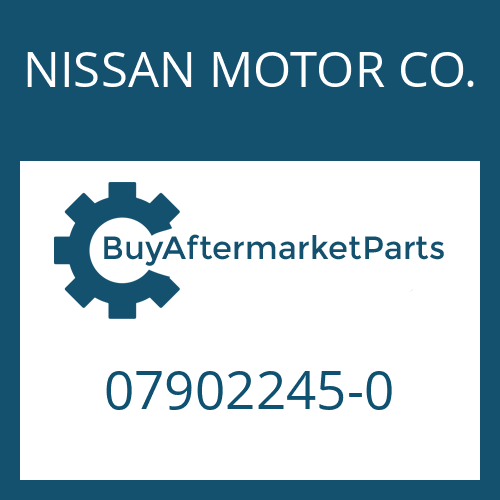 NISSAN MOTOR CO. 07902245-0 - HELICAL GEAR