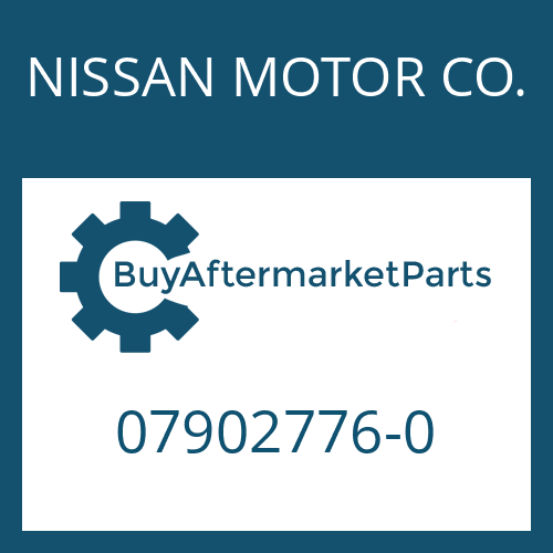 NISSAN MOTOR CO. 07902776-0 - SEALING CAP