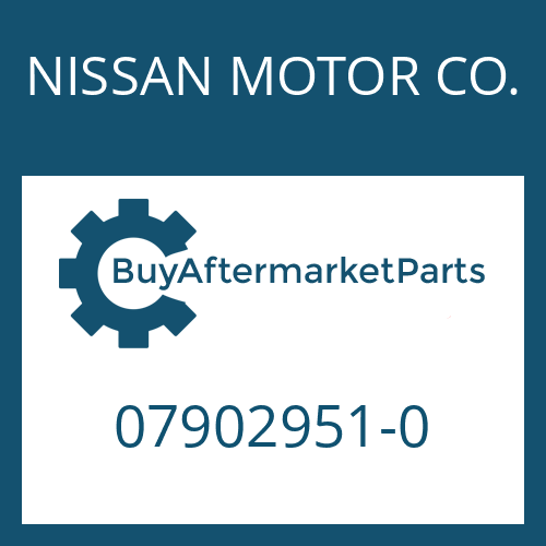 NISSAN MOTOR CO. 07902951-0 - SYNCHRO.BODY