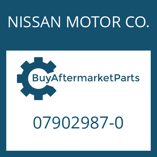 NISSAN MOTOR CO. 07902987-0 - SLOT.PIN