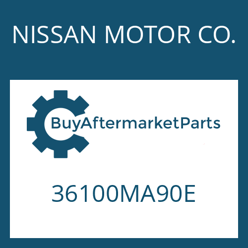 NISSAN MOTOR CO. 36100MA90E - PARK BRAKE