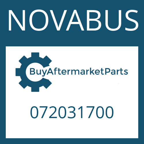 NOVABUS 072031700 - CAP SCREW