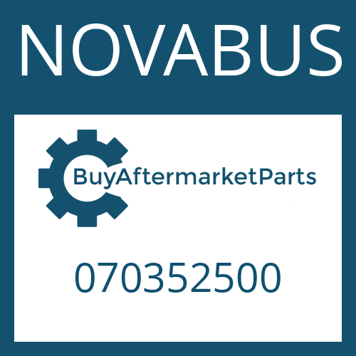 NOVABUS 070352500 - PLUG