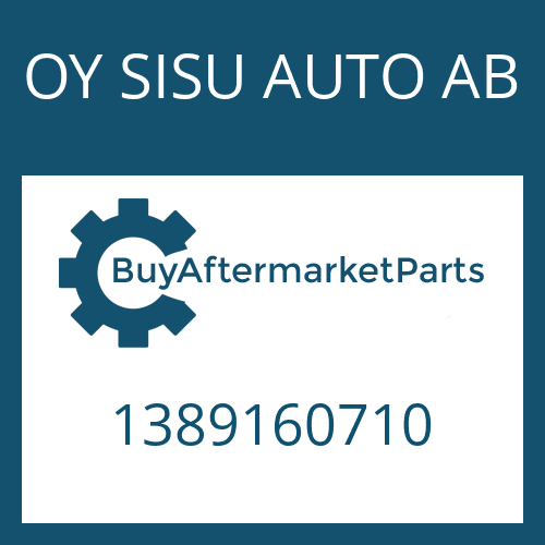 OY SISU AUTO AB 1389160710 - FLANGE