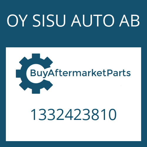 OY SISU AUTO AB 1332423810 - INPUT GEAR