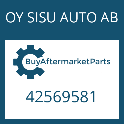 OY SISU AUTO AB 42569581 - END CAP