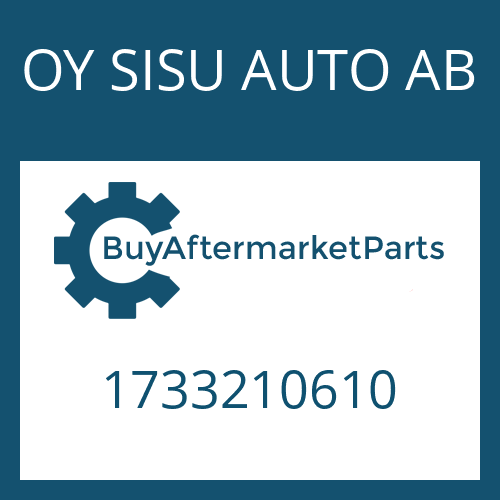 OY SISU AUTO AB 1733210610 - GEAR RING