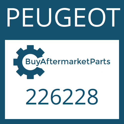 PEUGEOT 226228 - STATOR SHAFT