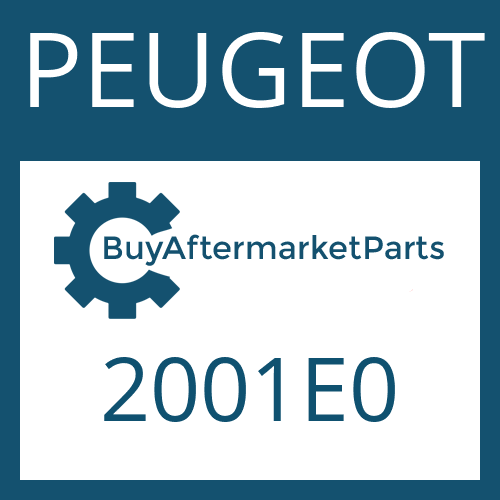 PEUGEOT 2001E0 - CONVERTER