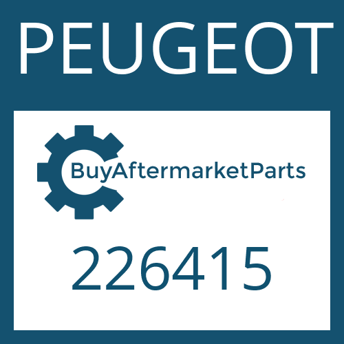 PEUGEOT 226415 - SHAFT SEAL