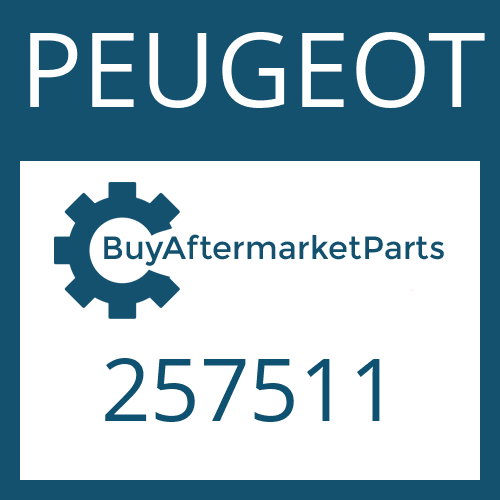 PEUGEOT 257511 - WASHER