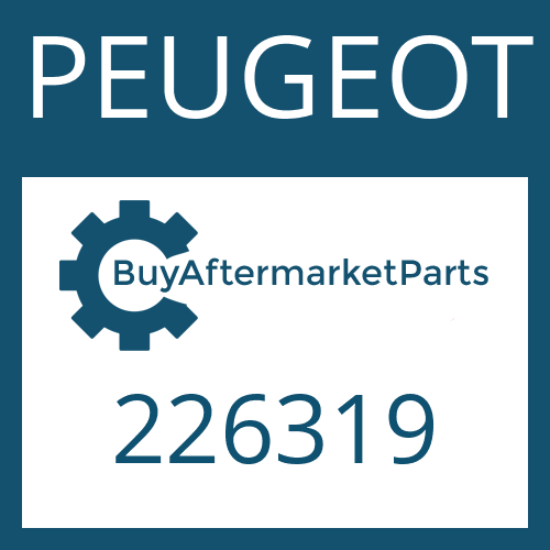 PEUGEOT 226319 - ROUND SEALING RING