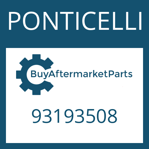 PONTICELLI 93193508 - HELICAL GEAR